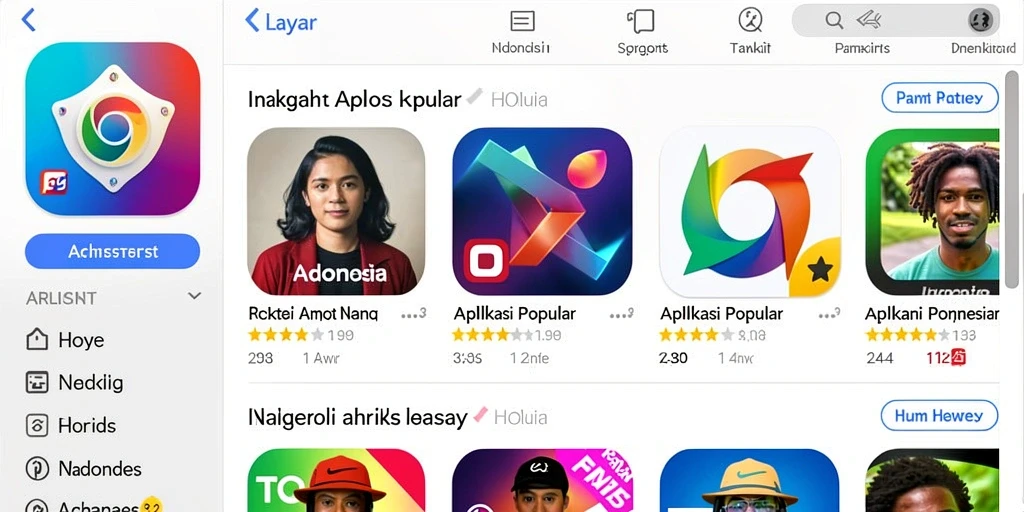 Tampilan antarmuka yang menarik dan mudah digunakan.