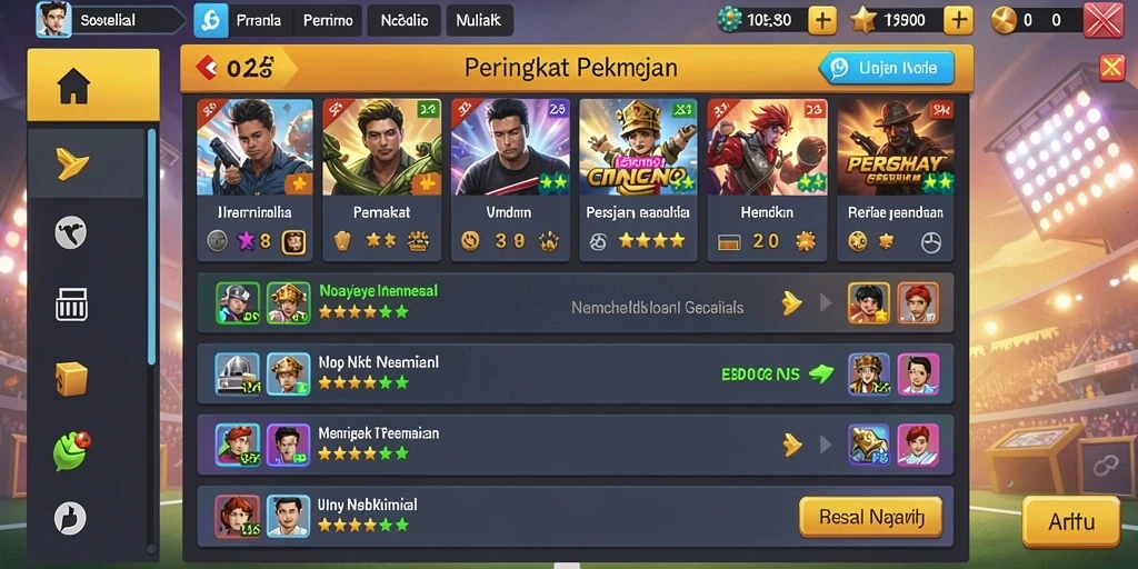 Tangkapan layar menampilkan aksi seru dalam game.