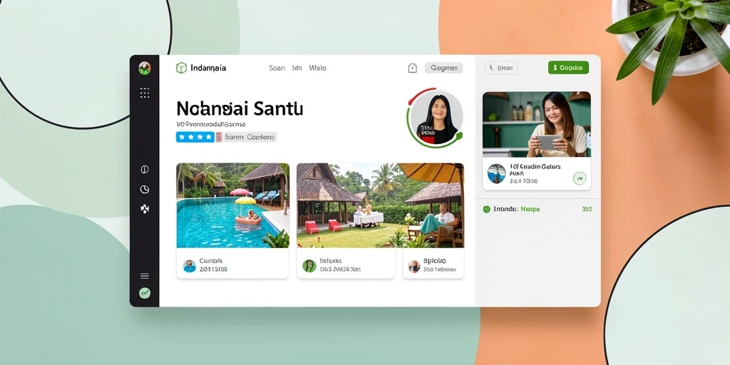 Tampilan antarmuka yang modern dan menarik.