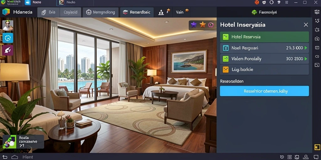 Tampilan grafis yang menakjubkan dalam game.