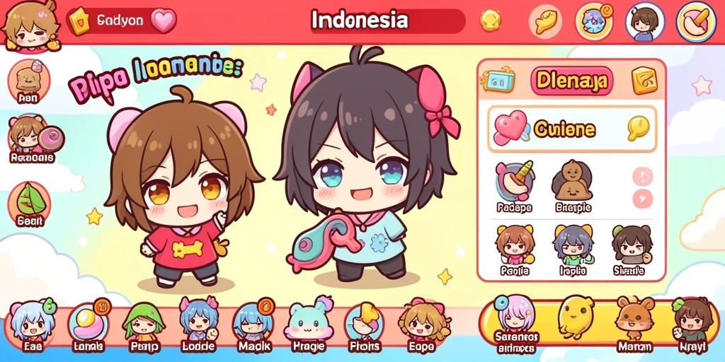 Tampilan awal S9S9 yang menarik dan interaktif.